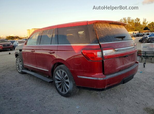 5LMJJ2LT3LEL11859 2020 LINCOLN NAVIGATOR Red უკანა მარცხენა