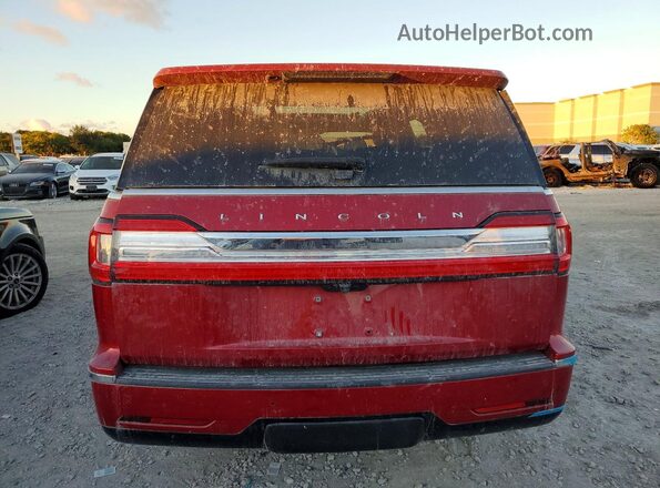 5LMJJ2LT3LEL11859 2020 LINCOLN NAVIGATOR Red უკანა ხედი