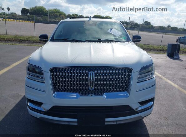 5LMJJ2LT4MEL20880 2021 LINCOLN NAVIGATOR White ხელსაწყოთა პანელის ხედი