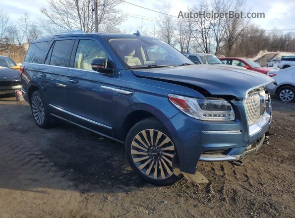 5LMJJ2LT7LEL06292 2020 LINCOLN NAVIGATOR Blue Передня права чверть