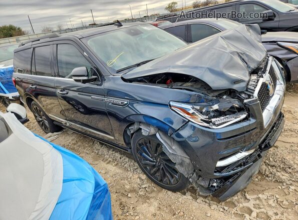 5LMJJ2TT1MEL15636 2021 LINCOLN NAVIGATOR Черный Передняя правая четверть