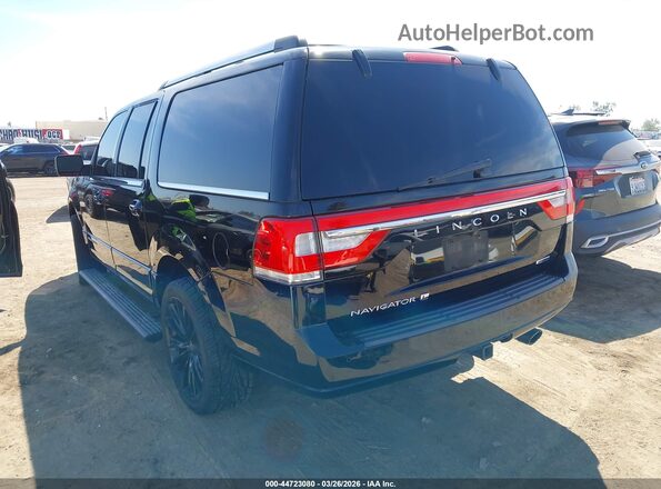 5LMJJ3HT0GEL06946 2016 LINCOLN NAVIGATOR L Черный Задняя левая четверть