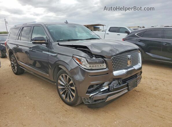 5LMJJ3HT1JEL00130 2018 LINCOLN NAVIGATOR Серый Передняя правая четверть