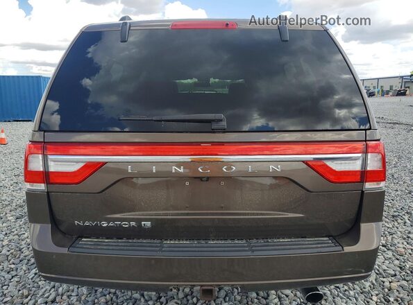 5LMJJ3HT2HEL01619 2017 LINCOLN NAVIGATOR Brown Rear view
