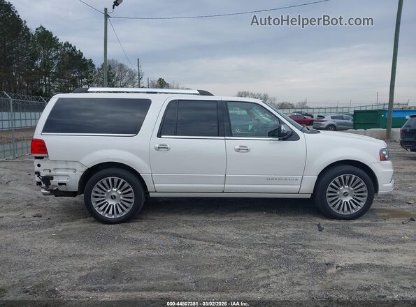 5LMJJ3HT6GEL02240 2016 LINCOLN NAVIGATOR L White 360 interior view