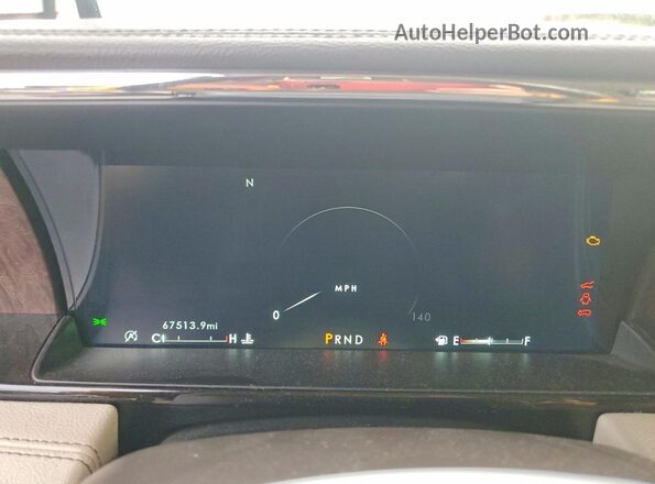 5LMJJ3HT8JEL05440 2018 LINCOLN NAVIGATOR White Instrument cluster view