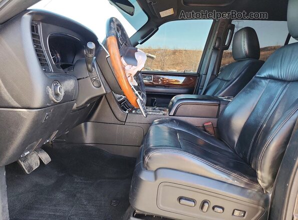 5LMJJ3JT5GEL03423 2016 LINCOLN NAVIGATOR Gray Вид салону спереду