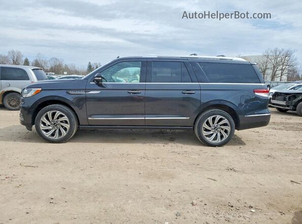 5LMJJ3LG9PEL13310 2023 LINCOLN NAVIGATOR Gray Vista de la etiqueta del VIN