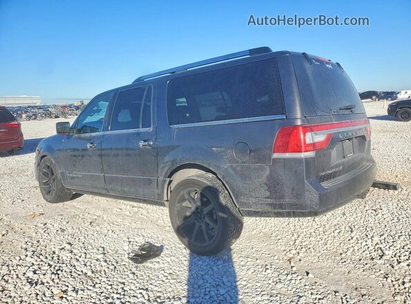 5LMJJ3LT2GEL10164 2016 LINCOLN NAVIGATOR Charcoal უკანა მარცხენა