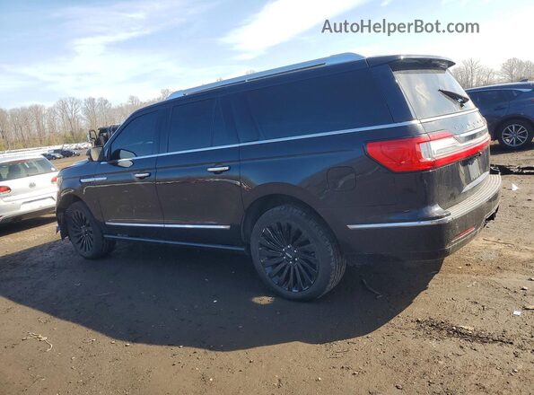 5LMJJ3LT2KEL17446 2019 LINCOLN NAVIGATOR Black Tył lewy