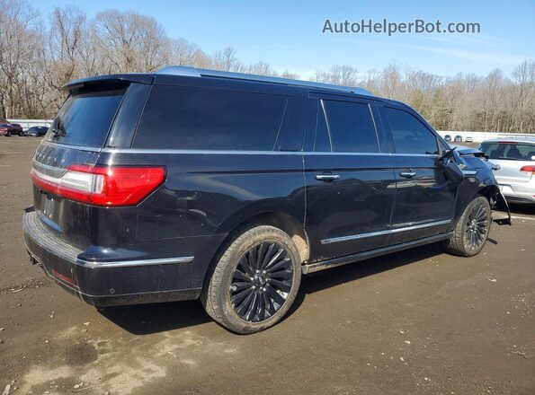 5LMJJ3LT2KEL17446 2019 LINCOLN NAVIGATOR Black Tył prawy