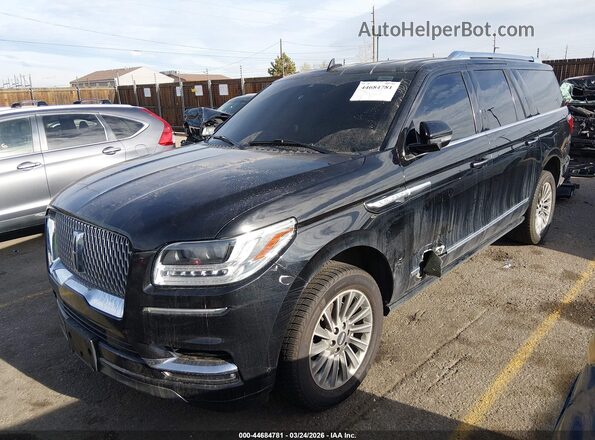 5LMJJ3NTXMEL17288 2021 LINCOLN NAVIGATOR Black Vista tres cuartos delantera izquierda