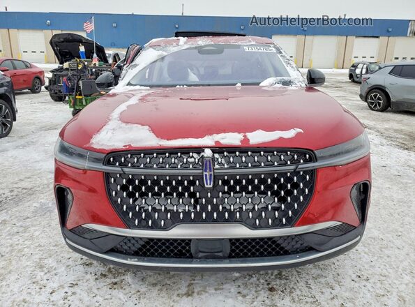 5LMPJ8J44SJ902085 2025 LINCOLN NAUTILUS Red Widok z przodu