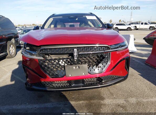 5LMPJ8K4XSJ931508 2025 LINCOLN NAUTILUS Red Вид щитка приладів