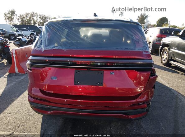 5LMPJ8K4XSJ931508 2025 LINCOLN NAUTILUS Red 