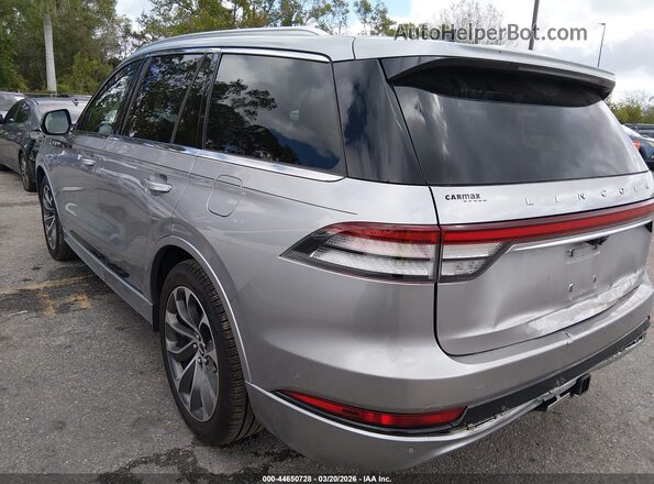 5LMYJ8XY3MNL01826 2021 LINCOLN AVIATOR Silver Rear left