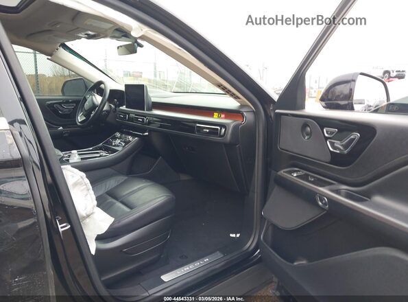 5LMYJ8XYXPNL01326 2023 LINCOLN AVIATOR Черный Вид салона спереди