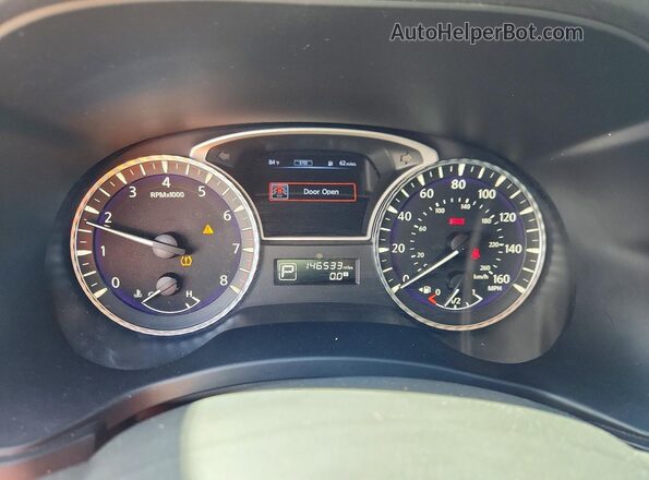 5N1AL0MM0GC529672 2016 INFINITI QX60 Black Widok zestawu wskaźników
