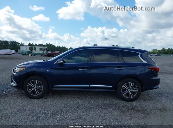 5N1AL0MN3GC516858 2016 INFINITI QX60 Blue Սալոնի 360 աստիճան տեսք