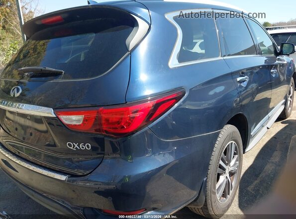 5N1AL0MN5GC527697 2016 INFINITI QX60 Blue Задня права чверть