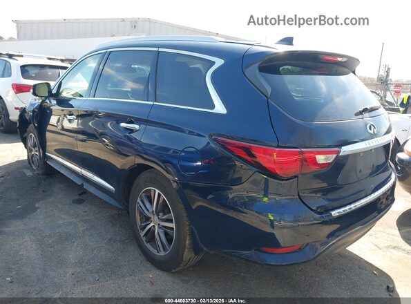 5N1AL0MN5GC527697 2016 INFINITI QX60 Blue Задня ліва чверть