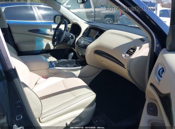 5N1AL0MN5GC527697 2016 INFINITI QX60 Blue Вид салону спереду