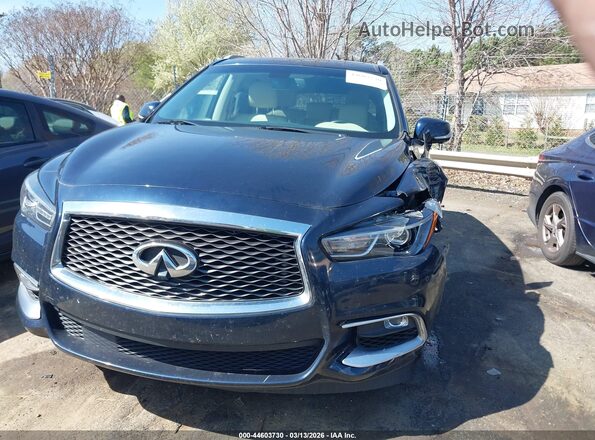 5N1AL0MN5GC527697 2016 INFINITI QX60 Blue Вид щитка приладів