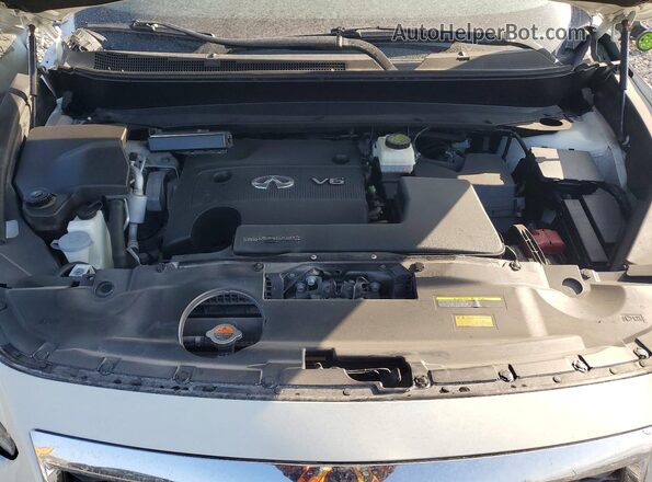 5N1AL0MN9GC505976 2016 INFINITI QX60 White Engine compartment view