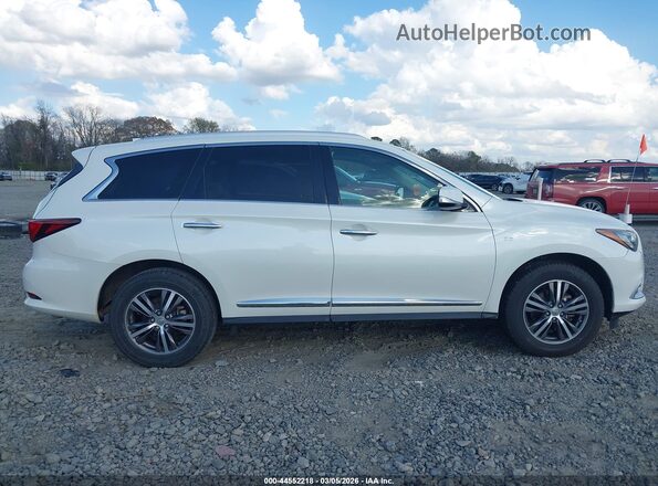 5N1AL0MNXGC525489 2016 INFINITI QX60 White Widok wnętrza z tyłu