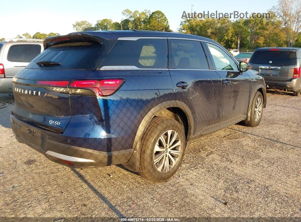 5N1AL1ER0TC349425 2026 INFINITI QX60 Navy Задняя правая четверть
