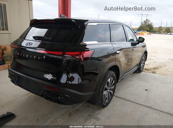 5N1AL1ER8SC351955 2025 INFINITI QX60 Black Задня права чверть