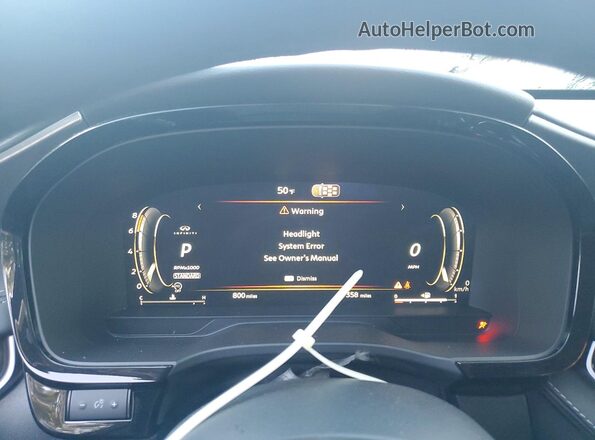 5N1AL1FR1TC345625 2026 INFINITI QX60 Blue Vista del cuadro de instrumentos