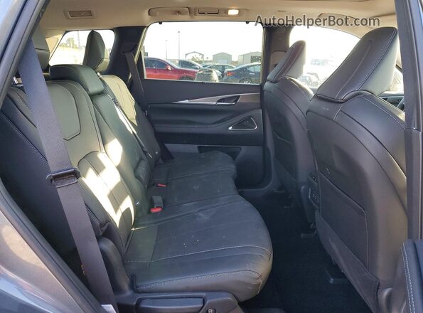 5N1AL1FR6TC343742 2026 INFINITI QX60 Silver Widok wnętrza z tyłu