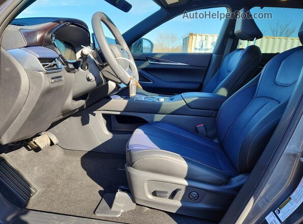 5N1AL1FW4TC341543 2026 INFINITI QX60 Gray Widok wnętrza z przodu