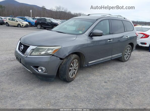 5N1AR2MM1GC617172 2016 NISSAN PATHFINDER Серый Передняя левая четверть