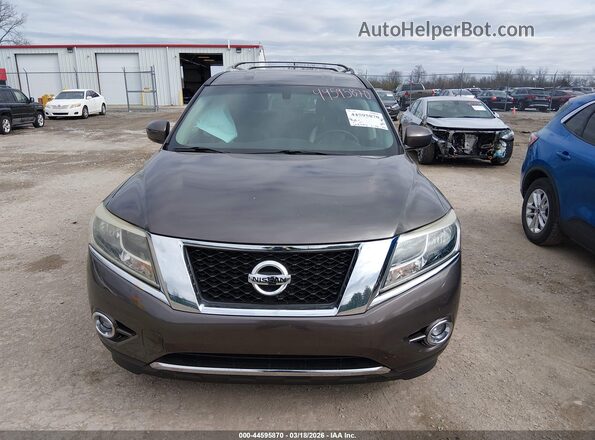 5N1AR2MM2GC626818 2016 NISSAN PATHFINDER Коричневый Вид щитка приборов