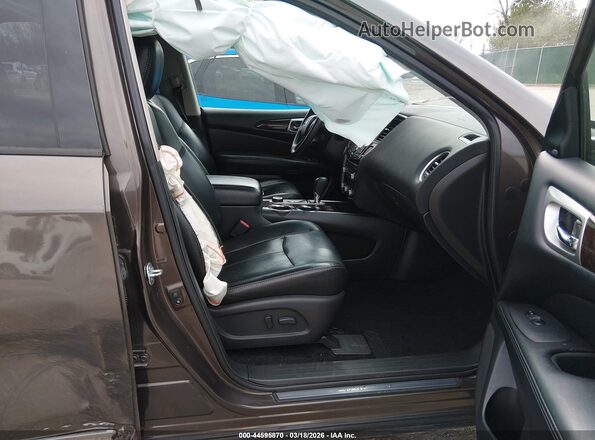5N1AR2MM2GC626818 2016 NISSAN PATHFINDER Коричневый Вид салона спереди