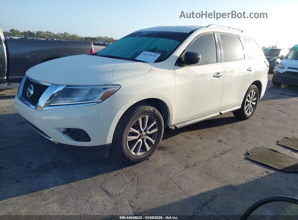 5N1AR2MM3GC611941 2016 NISSAN PATHFINDER White წინა მარცხენა ხედი სამი მეოთხედიდან