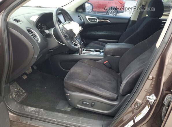 5N1AR2MN9GC636481 2016 NISSAN PATHFINDER Tan წინა სალონის ხედი