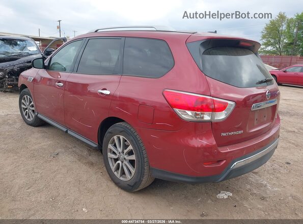 5N1AR2MN9GC638327 2016 NISSAN PATHFINDER Red Rear left