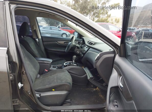 5N1AT2MT1GC743024 2016 NISSAN ROGUE Black Front interior view