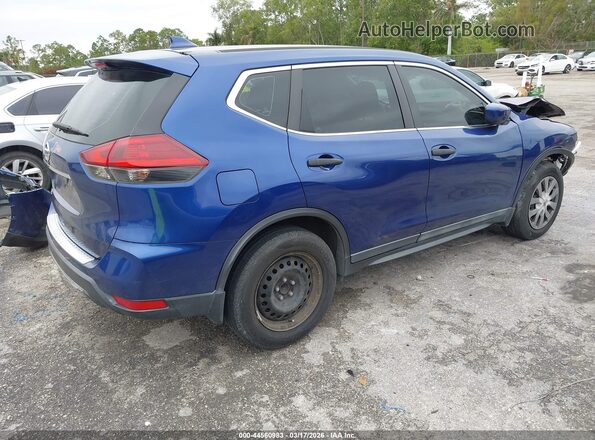 5N1AT2MT3JC791521 2018 NISSAN ROGUE Blue Tył prawy