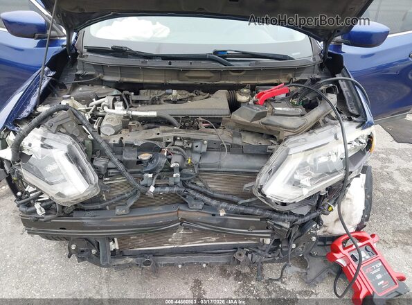 5N1AT2MT3JC791521 2018 NISSAN ROGUE Blue Widok z tyłu