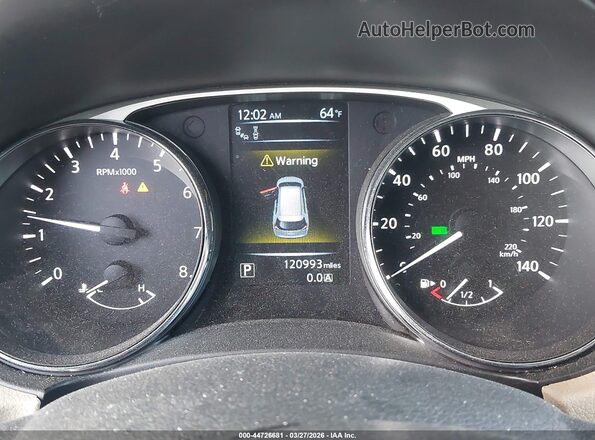 5N1AT2MT5GC762420 2016 NISSAN ROGUE White Widok tylnych siedzeń