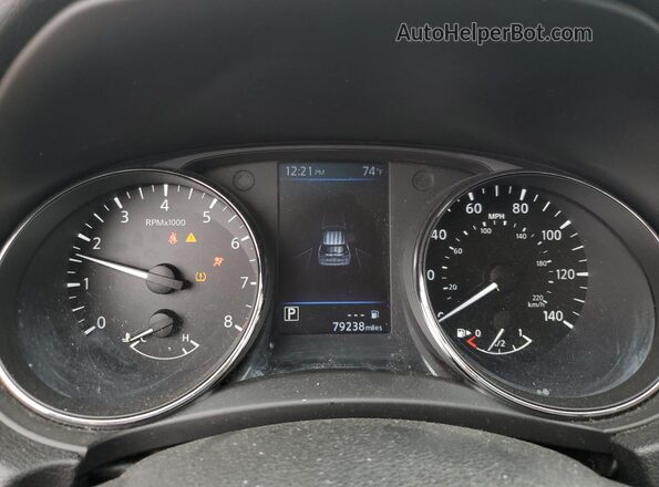 5N1AT2MT5KC773992 2019 NISSAN ROGUE Silver 