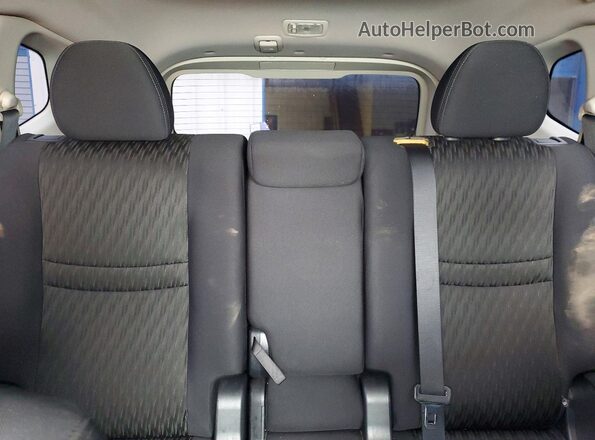 5N1AT2MT9HC733276 2017 NISSAN ROGUE Silver Հետևի նստատեղերի տեսք