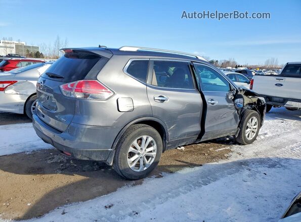 5N1AT2MTXGC864909 2016 NISSAN ROGUE Gray Tył prawy