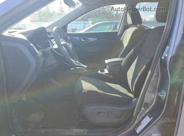 5N1AT2MTXGC864909 2016 NISSAN ROGUE Gray Widok wnętrza z przodu
