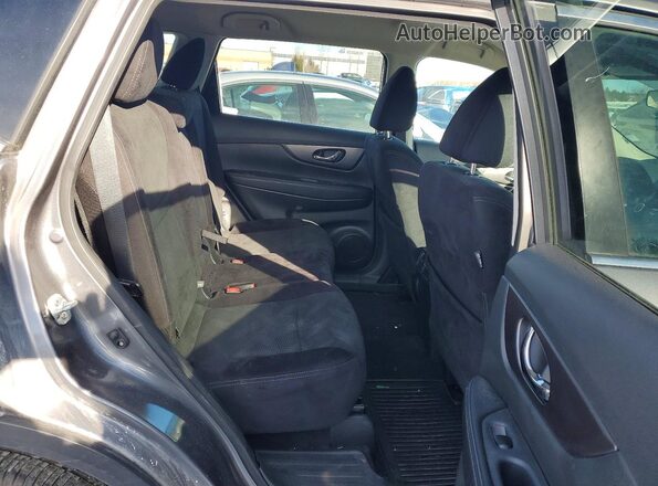 5N1AT2MTXGC864909 2016 NISSAN ROGUE Gray Widok wnętrza z tyłu