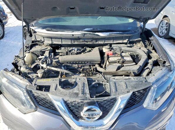 5N1AT2MTXGC864909 2016 NISSAN ROGUE Gray Widok komory silnika